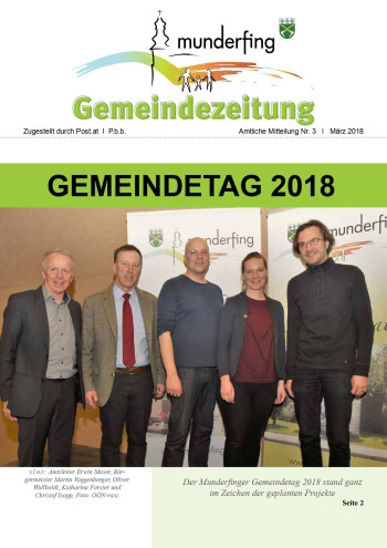 Cover Gemeindezeitung März 2018